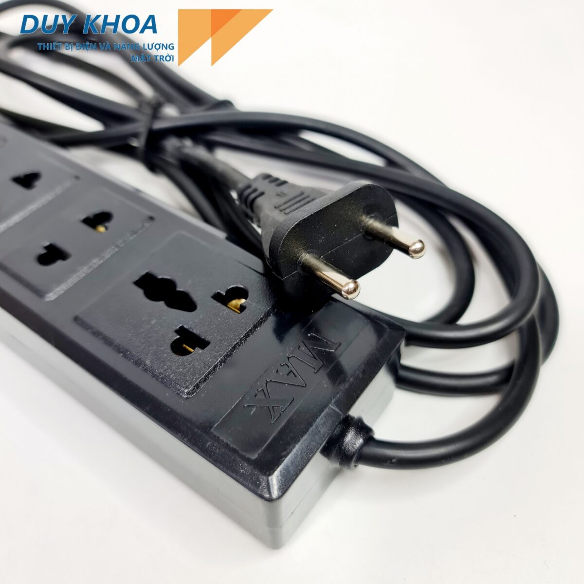 Ổ Cắm Điện 6 Cửa 2 Công tắc Màu Đen Vinamax - Ảnh 3