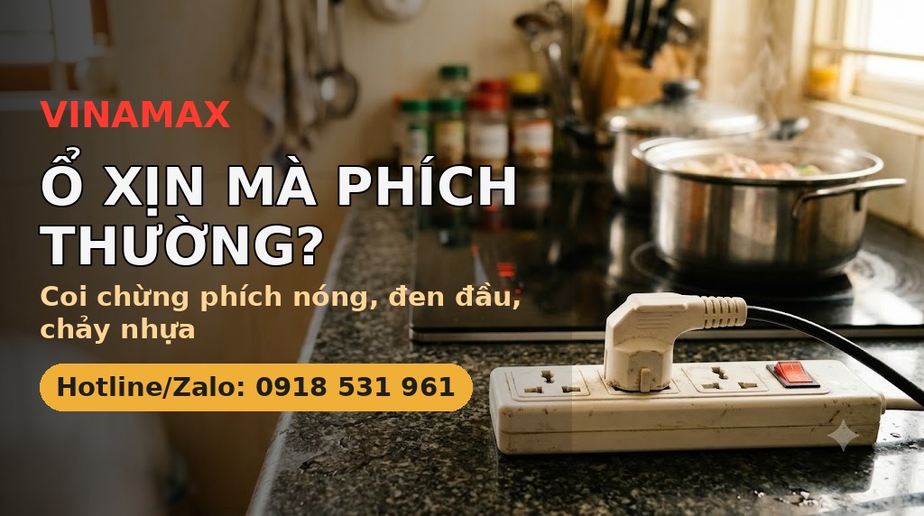 Ổ cắm chịu tải lõi sứ và phích cắm thường